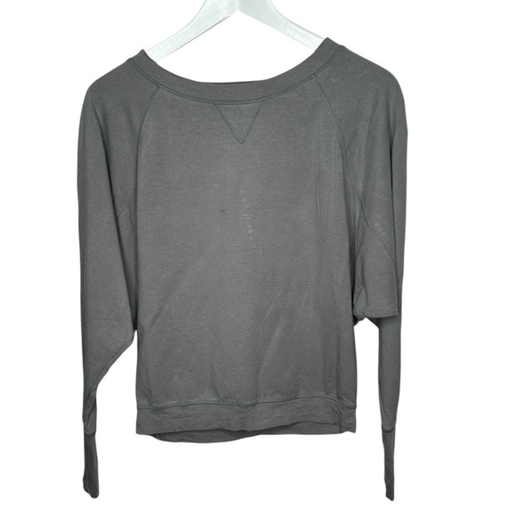 PATAGONIA Womens Round Neck Long Sleeve Organic Cotton Gray Shirt Lyocell XSmall - Picture 1 of 3